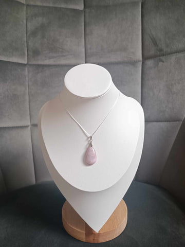 Kunzite - Pendentif Pierre Roulée Plate