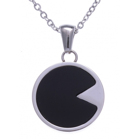 Collier en acier - Pendentif Pierre - Différents modèles